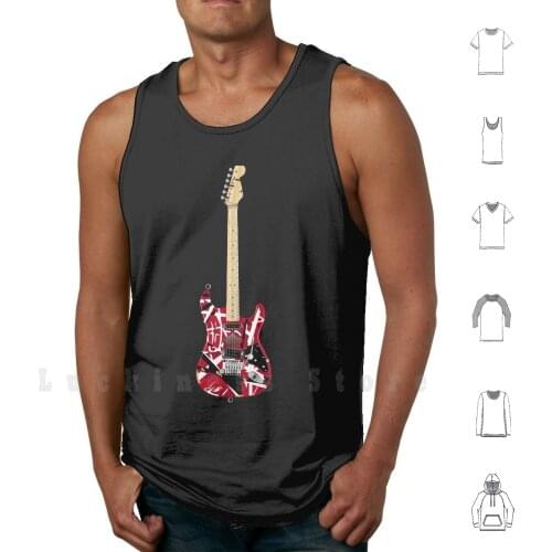 Wolfgang Evh Tank Tops Vest Sleeveless Guitar Evh Hot For Teacher Running With The Devil Rock And Roll David Lee Roth Sammy