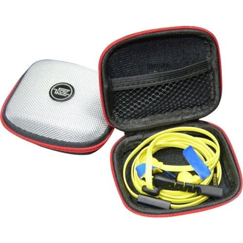 KZ Mini Portable Earphone Bag Coin Purse Headphone USB Cable Case Storage Box Wallet Carrying Pouch Bag Earphone Accessories