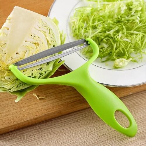 Multifunctional Cabbage Grater Stainless Steel Wide Mouth Peeler Carrot Potato Slicer Vegetable Fruit Tools Kitchen Accessories