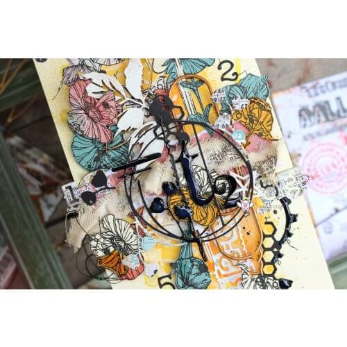 Letter digital flower ring metal Cutting Dies Stencils DIY Scrapbooking Paper/photo Cards Embossing Dies