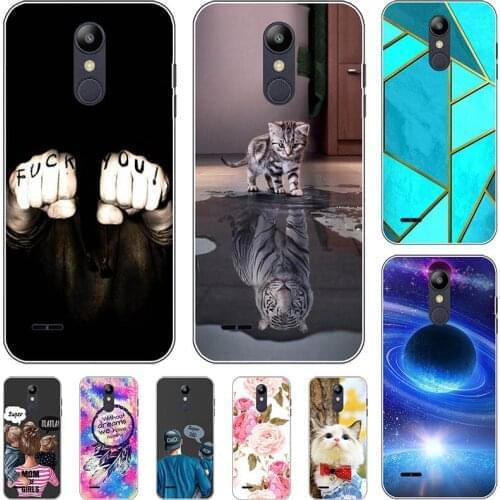 New Silicone Phone Case For LG K8 2017 LG LV3 / For LG Aristo MS210 M200N Case Cartoon Soft TPU Back Cover Phone Shell Coque