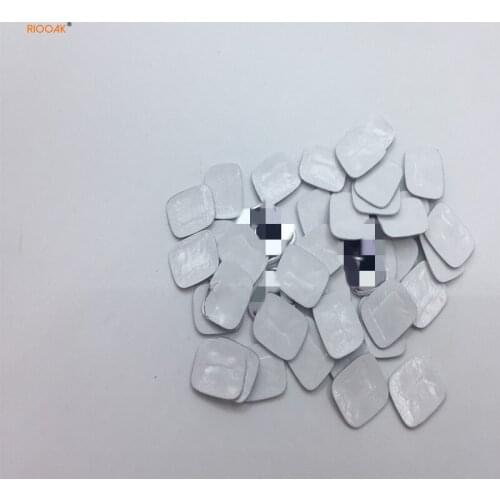 RIOOAK 5 pcs 13*11mm Car Key Shell Sticker Logo For honda Emblem Badge Aluminum DIY metal sticker car key logo Black white color