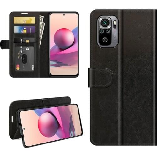 Luxury Flip Leather Cover For Redmi Note 10 Pro Max Phone Case Magnetic Attraction Mobile Protective Bag With Wallet Card