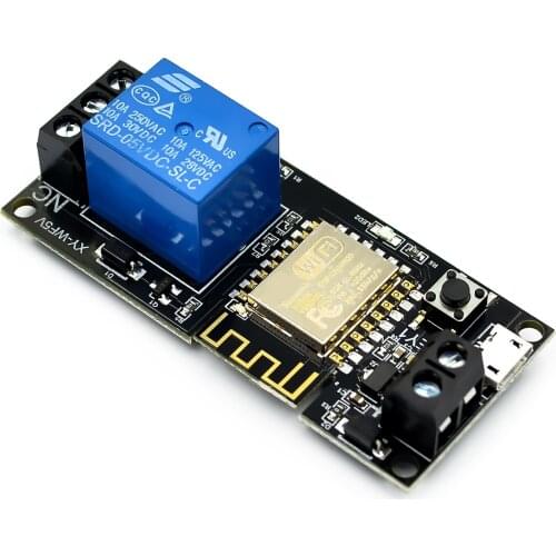 Sinilink WIFI mobile phone remote control relay module DC6V~36V smart home phone APP ESP-12F XY-WF36V