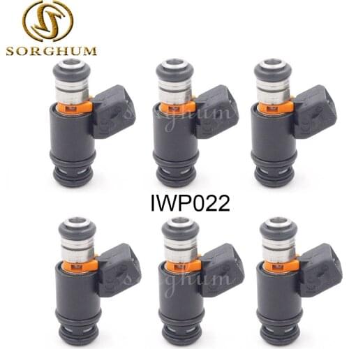 6PCS IWP022 FIT FOR VW Volkswagen AFP VR6 2.8 AES Euro Van Golf Jetta Fuel Injector 805000348303 021906031D