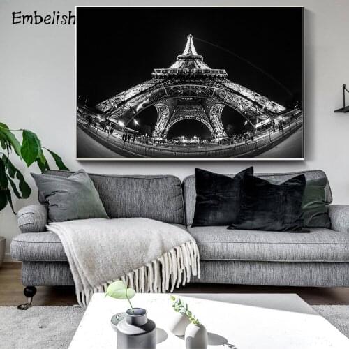 Embelish 1 Pieces Modern Famous Building Effei Tower Wall Posters For Living Room Home Decor HD Canvas Paintings Bedroom Picture
