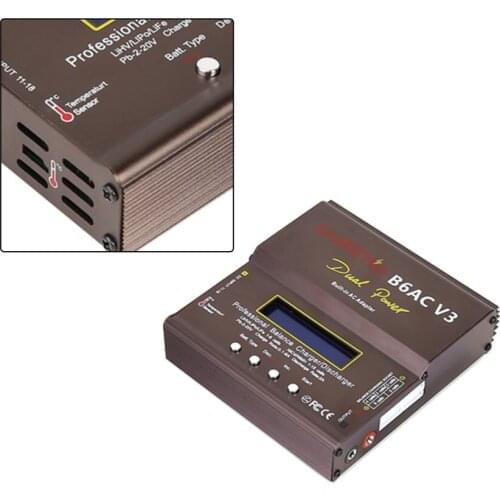 80W B6AC V3 Smart Digital Balance Charger For RC Helicopter NiMH NiCD LiHV NiCd Li-ion Battery Charger