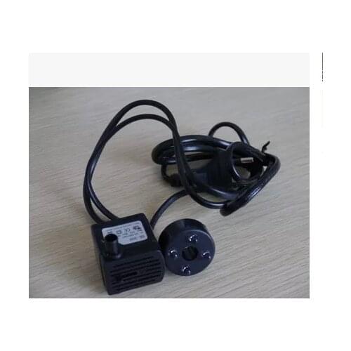 1pcs 220V 2.5W small pump with a 4 -color LED lights flash slowly fountain dedicated AC small aquarium pump