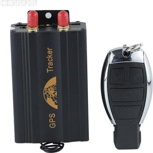 10Pcs/Lot TK103B With Dual Remote Control And Shock Sensor Quad Band GPS 103 PC&Web-Based GPS System