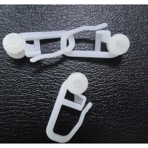 100PC Bed Curtain Special Hook Accessories Curtain Hanging Ring with Ball Track Hook Curtain Roll Universal Curtain Roller Blind