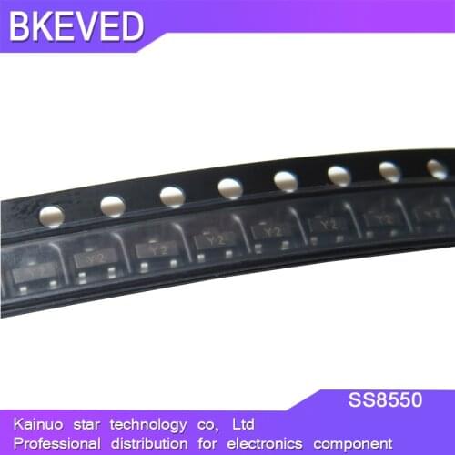 100PCS SS8550 SOT23 MMBT8550 SOT MMBT8550LT1G SMD Y2 SOT-23 new transistor