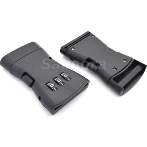 120pcs/pack Pack 1-49/64" Webbing Password Safety Detach Buckle for Travel Luggage Backpack