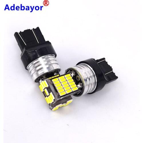 150pcs T20 7443 4014 45 SMD Canbus Error Free Auto Tail light Cars LED Bulbs for Turn Signal Lampights Parking Reverse Backup