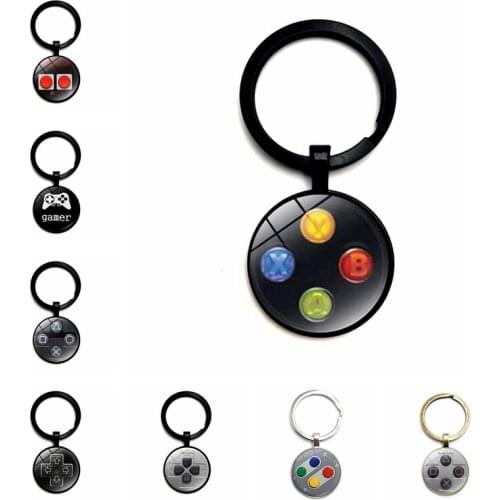 2020 New3 Color Game Controller Keychain Playstation Perfect Gift Creative Jewelry Electronic Game Controller Pattern Mens Gift