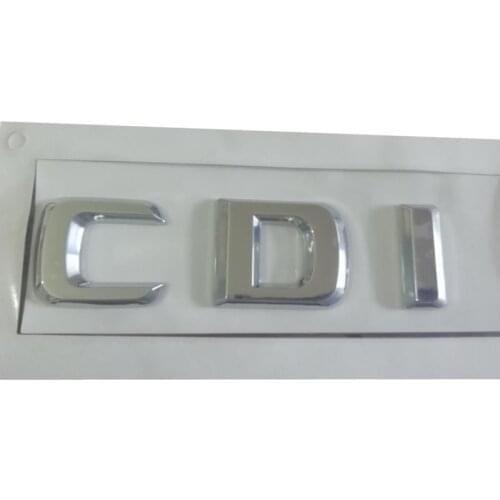 ABS Plastic Chrome Color CDI CGI Car Sticker Emblem Badge Logo