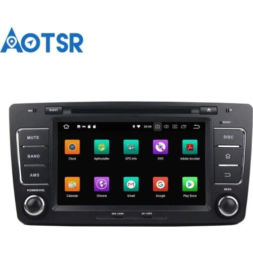 Aotsr Android 8.0 7.1 GPS navigation Car NO DVD Player For Skoda Octavia 2012 multimedia radio recorder 2 DIN 4GB+32GB 2GB+16GB