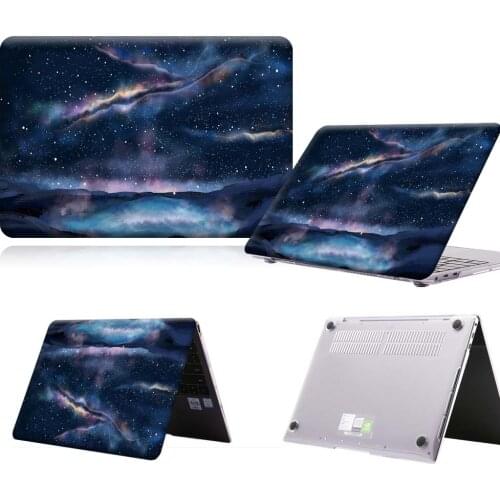 Milkyway Pattern PVC Laptop Case For Huawei MateBook 13/13 AMD Ryzen/14/D14/D15/X 2020/X Pro/Pro 16.1/Honor MagicBook 14/15
