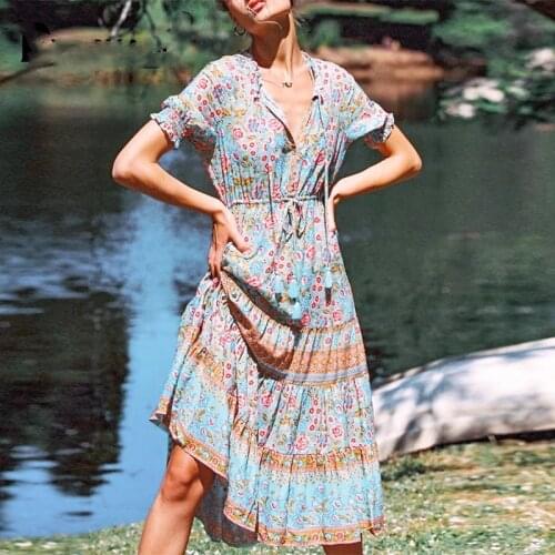 Daijiesiman Summer Midi Dresses