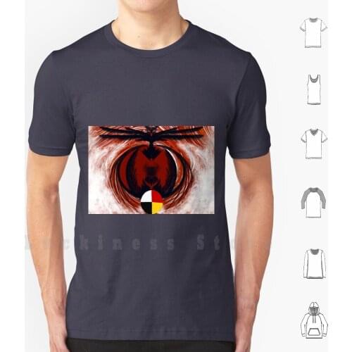Four Directions T Shirt DIY Cotton Big Size S-6xl Shamanic Fourdirections Love Stag Spirit Spider Journey Owl Sacred Totem