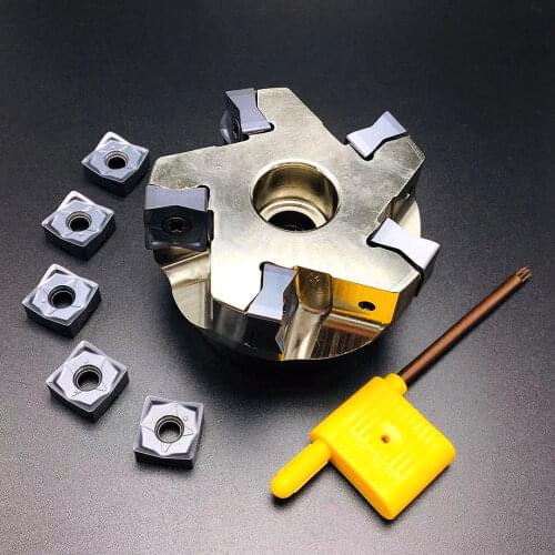 MFSN milling cutter head, fast feed milling tool holder, face milling cutter arbor, suitable for SNMU130508 carbide insert MFSN