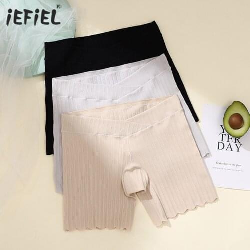 Summer Maternity Shapewear Soft Legging Shorts Low Waist Abdomen Support Seamless Shorts For Pregnant Women Pregnancy Short Pant