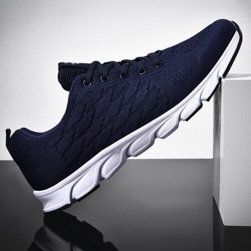 Summer Mens Breathable Mesh Sports Shoes Fashion Leisure Travel Sneakers Running Shoes Light Weight Trainers