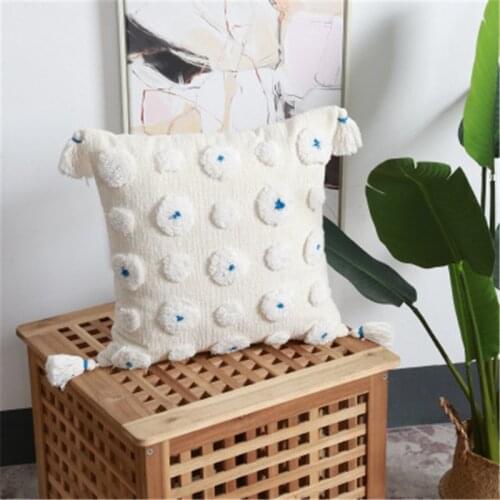 Fashion Hot Blue Yellow Geometric cushion cover Moroccan Style pillow cover Woven for Home decoration Sofa Bed 45x45cm/30x50cm