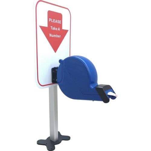 Turn O Matic Manual Ticket Dispenser Take a Number Wireless Queue Management System customer service numbering