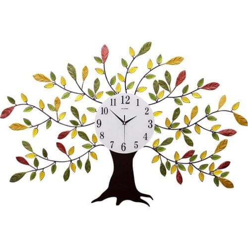 Simple Large Wall Clock Modern Fashion Creative Quartz Metal Wall Clock Digital Art Montre Mural Living Room Decor DJ60WC