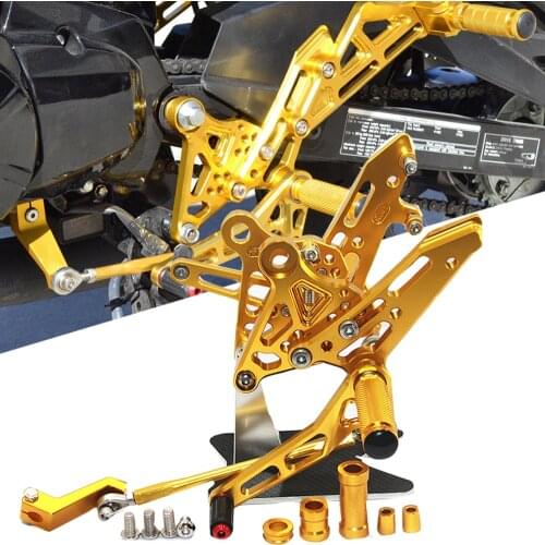 MSX125 GROM 2013-2015 Motorcycle Adjustable Footrest CNC Foot Pegs For Honda MSX125 GROM 2013 2014 2015 Motorcycle Accessories