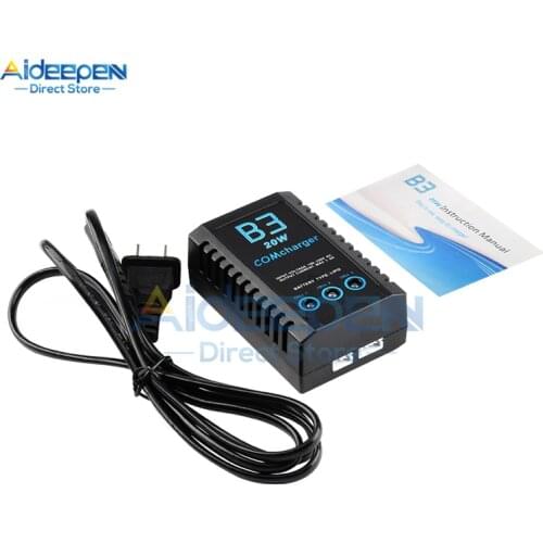 20W EU/US Plug Balanced battery charger for iMaxRC iMax B3 Pro Compact 2S 3S Lipo Power Supply Charger for RC Helicopter