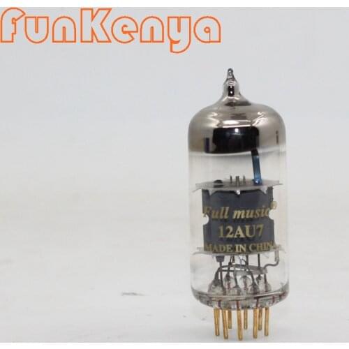 TJ Full Music 12AU7 ECC82 12AX7 ECC83 Vacuum Tubes Factory Tested Matched Pair GOLD Plated Pin