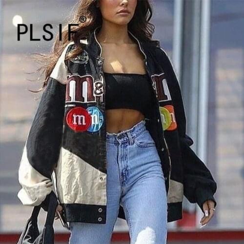 Young Party Lady Fashion Long Sleeve Women Coat High Street Chic Lady Fashion Wome Sexy Tight Letter Print Top