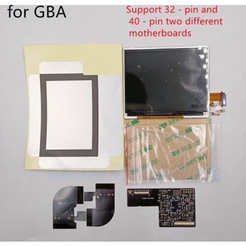 1PC Point - to - point new GBA highlighted LCD Screen for Gameboy Console Replacement for GBA bright screen Accessaries