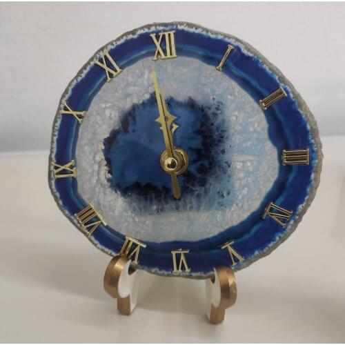 1pcs Agate slice natural Agate Slices clock quartz gemstone healing Home decor