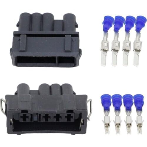 4 Pin car with waterproof connector Black Oxygen sensor with terminal plug Male and female DJ703+1A-3.5-11/21 4P