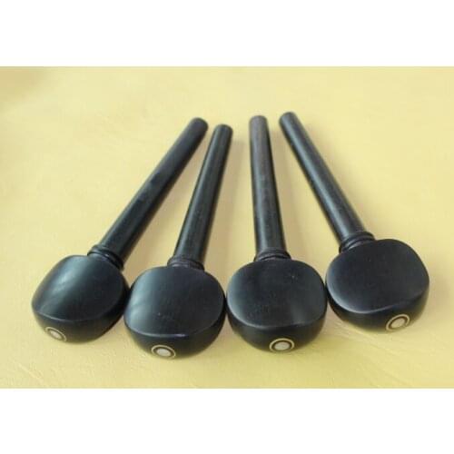 Viola accessories Viola piano shaft twisted ebony fish eye axis / set of 4