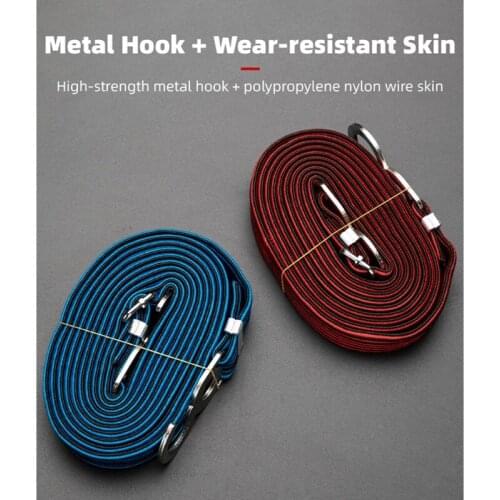 B36B Car Tension Rope Tie Down Strap Ratchet Belt Luggage Bag Cargo Lashing With Metal Buckle Tow Rope Tensioner