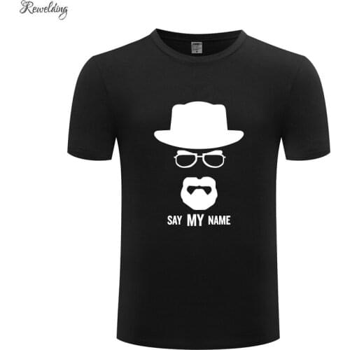 Breaking Bad Heisenberg Mens T-Shirt T Shirt Men Fashion Summer New Short Sleeve O Neck Cotton Casual Top Tee