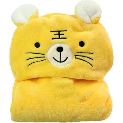 Toddler Cloak Baby Winter Warm Cartoon Animal Design Blanket Bath Towel Windproof Hooded Cloak Coat for Baby Boys Girls