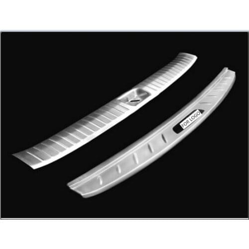 For KIA KX5 QL 2016 2017 Car Rearguards Stainless Steel Rear Bumper Trunk Fender Sill Plate Protector Guard Covers