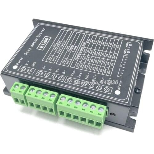 B1206 stepper / half step driver two phase stepper motor driver supply voltage 120V working current 6A