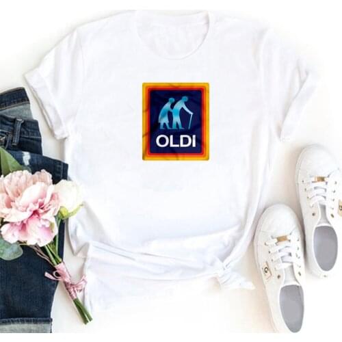 Oldi T Shirt Women Aesthetic Funny Printing Women Tshirt Fashion Cotton Fcasual Tee Shirt Femme Kawaii Clothes Camiseta Mujer