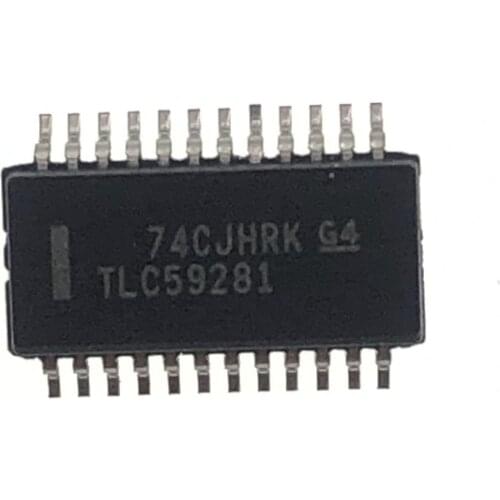 10PCS TLC59281DBQR SSOP-24 TLC59281DBQ SSOP24 TLC59281D TLC59281 59281 LED driver New and original