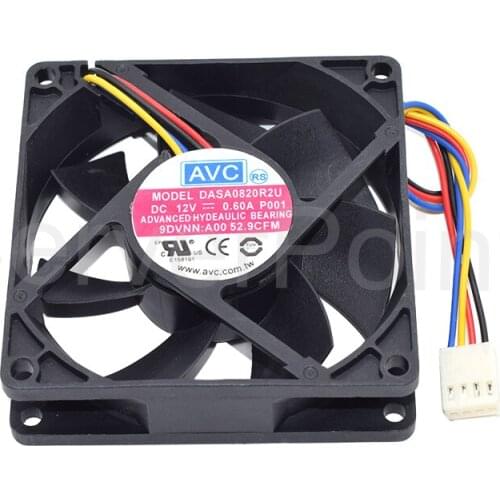 NEW ADVANCED HYDEAULIC BEARING FAN COOLING DASA0820R2U 0725Y7 DC12V 0.60A 4-Line Fan For Optiplex 790 990