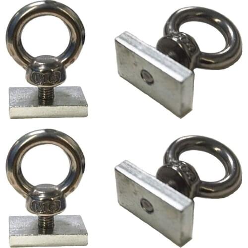 Pmsanzay Quick Release Track Rail Adapter Kayak Track Mount Tie Downs Kayak Track Mount Line Cleat Kayak Track Tie Down Eyelet O