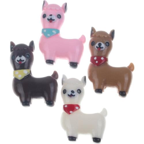 20Pcs Resin Pony Cabochon Flatback Phone Case Decoration Crafts Embellishments For Scrapbooking Diy Fridge Sticker Accessories