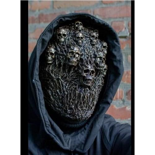 Cutting dies stickers halloween wedding Abstract modern African golden Resin figure of a head carving art wall ornaments Redial