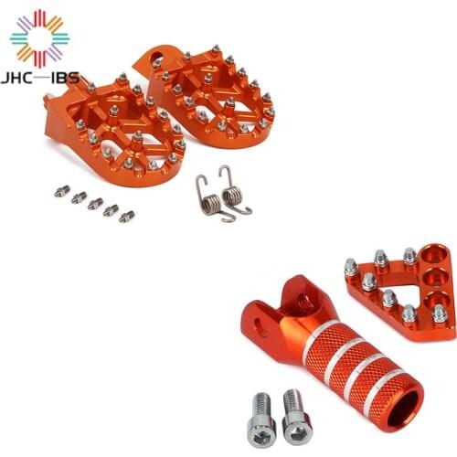 Motorcycle CNC Brake Shifter Lever Step Plate Shift Tip Foot Peg Footrest Pedal For KTM SX XC EXC SXF XCF XCW 125 250 350 450