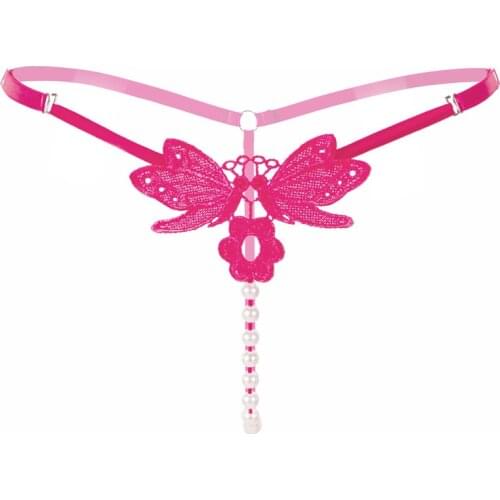 Sexy G-String Panties Women Porn Underwear Sexy Lingerie Erotic Temptation Thongs Sleepwear See Through G-String Pants Butterfly